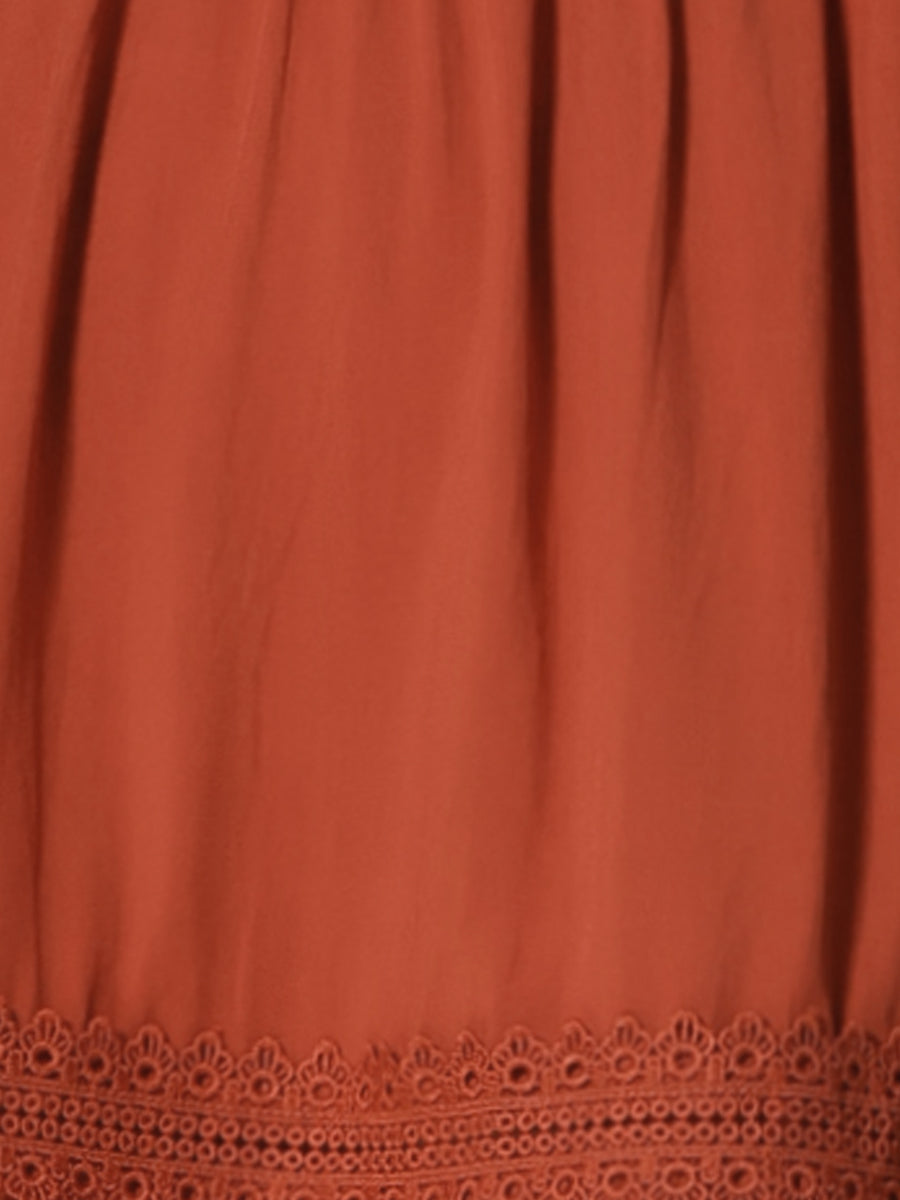 Boho Puff Sleeve V Neck Smocked Waist Ruffled Tiered Dress